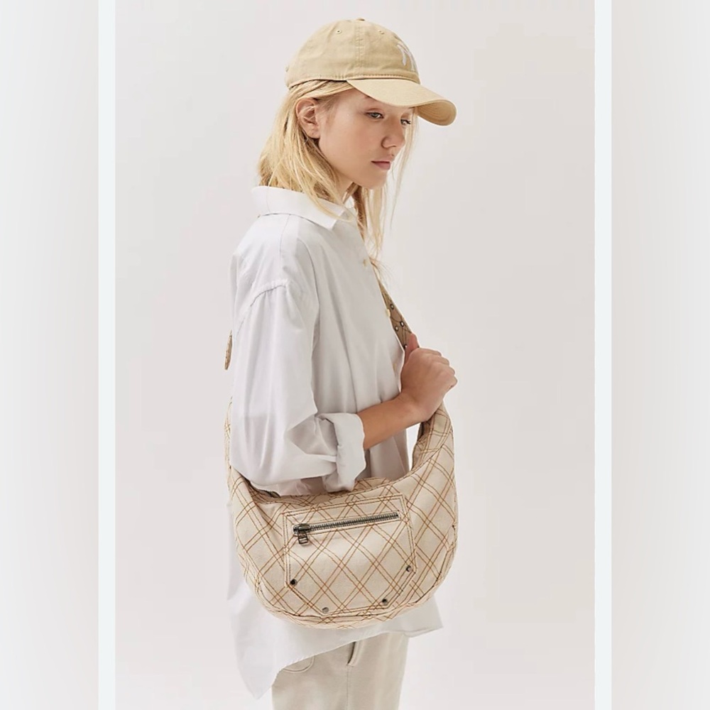 Plaid Beige Shoulder Bag